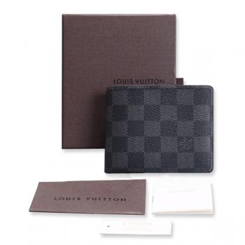 Cheap Louis Vuitton Damier Canvas N60895 Black Card Bags Unisex