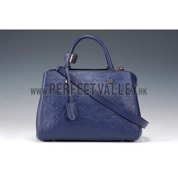 Louis Vuitton Montaigne Empreinte BB Dark Blue 607867