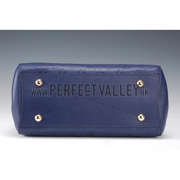 Louis Vuitton Montaigne Empreinte BB Dark Blue 607867