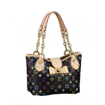 Louis Vuitton Monogram Multicolore M40308 Canvas Medium HandBags