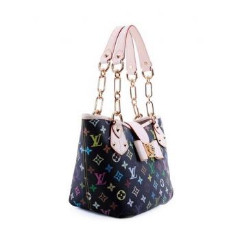 Louis Vuitton Monogram Multicolore M40308 Canvas Medium HandBags