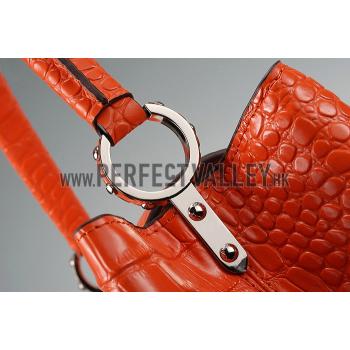 Louis Vuitton Capuciness Crocodile Leather OrangeMM 607548 Replica