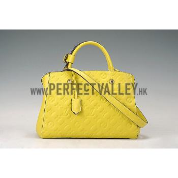 Louis Vuitton Montaigne Empreinte MM Citrine 607512