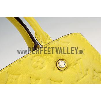 Louis Vuitton Montaigne Empreinte MM Citrine 607512