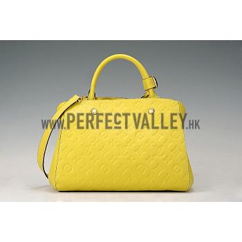 Louis Vuitton Montaigne Empreinte MM Citrine 607512