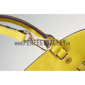 Louis Vuitton Montaigne Empreinte MM Citrine 607512