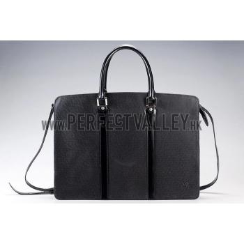 Cheap Louis Vuitton Lozan Taiga Leather Black