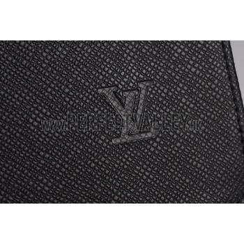 Cheap Louis Vuitton Lozan Taiga Leather Black