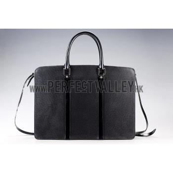 Cheap Louis Vuitton Lozan Taiga Leather Black