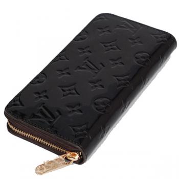 Louis Vuitton Monogram Vernis M93575 Coffee Enamel Ladies Wallet