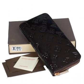 Louis Vuitton Monogram Vernis M93575 Coffee Enamel Ladies Wallet