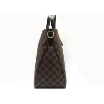 Cheap Louis Vuitton Damier Canvas N41177 Brown Cow Leather 2way