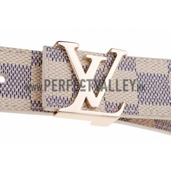 Louis Vuitton Initiales Damier Azur Belt