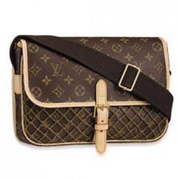 Louis Vuitton Monogram Canvas M40117 Brown Small Unisex Handbag