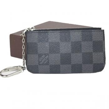 Louis Vuitton Damier Canvas N62650 Grey Small Ladies