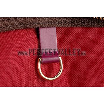 Louis Vuitton Monogram Totem Speedy Plum