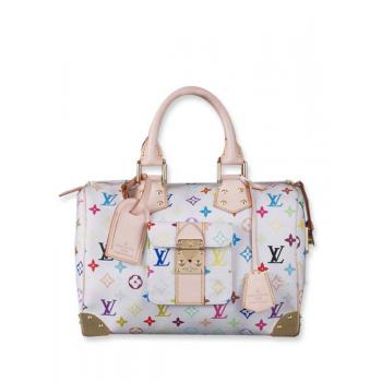 Louis Vuitton Monogram Multicolore M93216 White HandBags Ladies