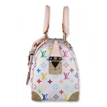 Louis Vuitton Monogram Multicolore M93216 White HandBags Ladies