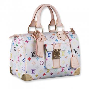 Louis Vuitton Monogram Multicolore M93216 White HandBags Ladies