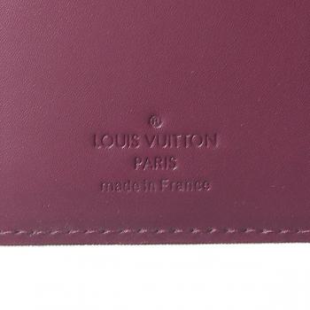 Louis Vuitton Monogram Vernis M93574 Purple Enamel Small Wallet