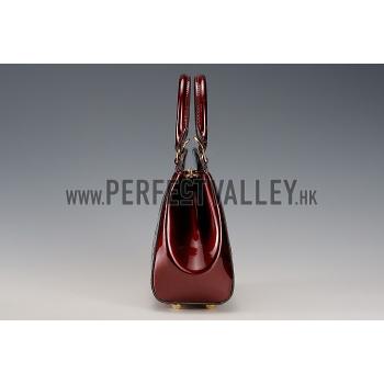 Louis Vuitton Brea Monogram Vernis PM Bag Dark Red Replica