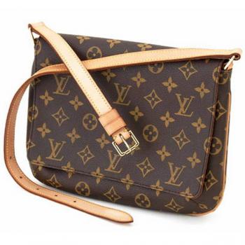 Cheap Louis Vuitton Monogram Canvas M51257 Cow Leather 2way Unisex HM02385