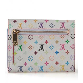 Louis Vuitton Monogram Multicolore M58085 Canvas Wallet Ladies