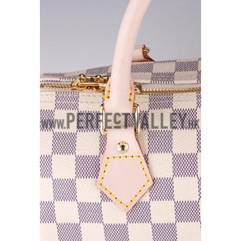 Cheap Louis Vuitton Damier Azur Speedy 25 with Shoulder Strap