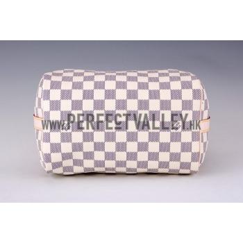 Cheap Louis Vuitton Damier Azur Speedy 25 with Shoulder Strap