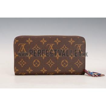 Louis Vuitton Monogram Totem Zippy Wallet Plum