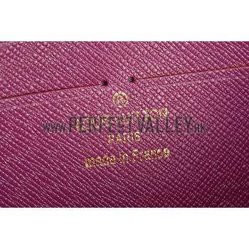 Louis Vuitton Monogram Totem Zippy Wallet Plum