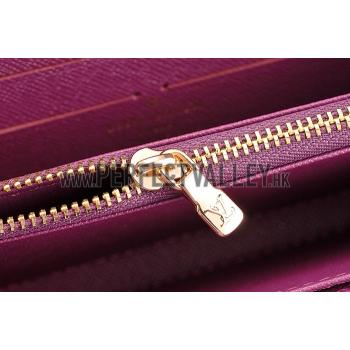 Louis Vuitton Monogram Totem Zippy Wallet Plum