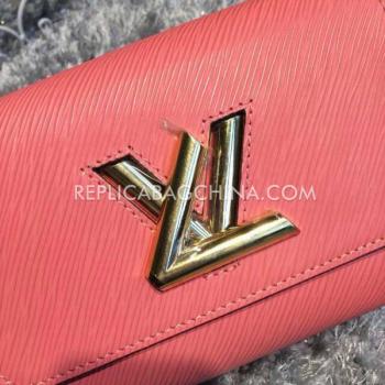 Louis Vuitton Handbag Calfskin Pink Replica