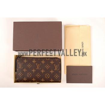 Louis Vuitton Monogram Zippy Wallet With Studs