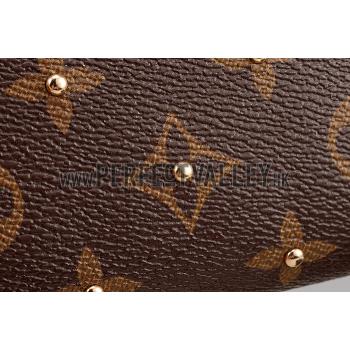 Louis Vuitton Monogram Zippy Wallet With Studs