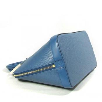 Quality Louis Vuitton EPI Leather M52142 Blue Large Ladies Bag