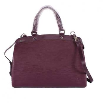 Cheap Louis Vuitton EPI Leather M40329 Purple Cow Leather Ladies Bag