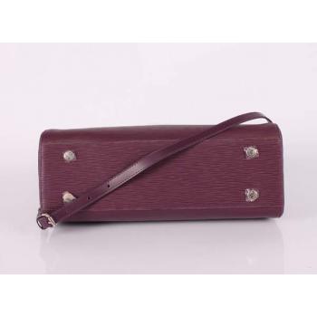 Cheap Louis Vuitton EPI Leather M40329 Purple Cow Leather Ladies Bag