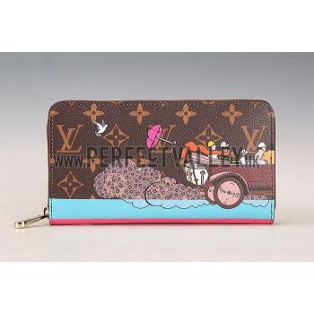 Louis Vuitton Monogram Evasion Zippy Wallet