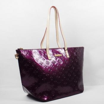 Replica Louis Vuitton Monogram Vernis M93588 Purple Enamel Ladies Bag