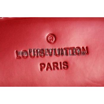 Louis Vuitton Brea Monogram Vernis PM Bag Red