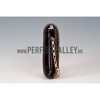 Louis Vuitton Chain Louise Patent Leather Amarante Replica