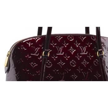 Cheap Louis Vuitton Monogram Vernis M91594 Purple Large Ladies Bag