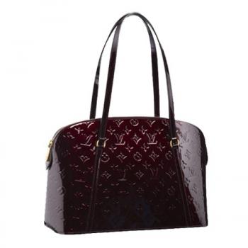 Cheap Louis Vuitton Monogram Vernis M91594 Purple Large Ladies Bag