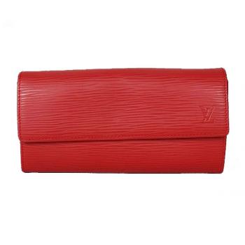 Cheap Louis Vuitton EPI Leather M61734 Red Small Ladies Wallet HM02774