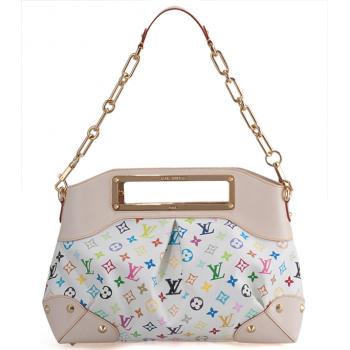 Replica Louis Vuitton Monogram Multicolore M40255 White 2way Ladies