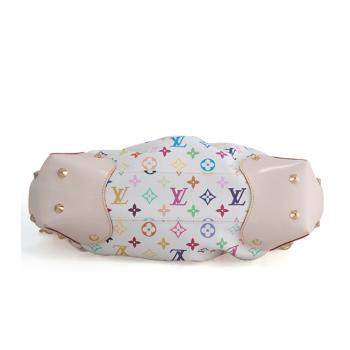 Replica Louis Vuitton Monogram Multicolore M40255 White 2way Ladies