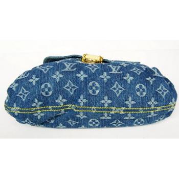 Louis Vuitton Monogram Denim M95050 Blue Small Cross Body Bag Replica