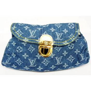 Louis Vuitton Monogram Denim M95050 Blue Small Cross Body Bag Replica