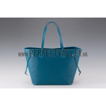 Louis Vuitton Neverfull MM Epi Leather Blue